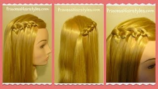 Flip Knot Waterfall Feather Braid [upl. by Eshman]