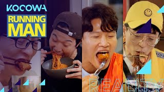 Mukbang quotRunning Manquot Members Eating Show [upl. by Adnoyek]