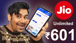 1 Year Unlimited Jio 5G  ₹ 601 Plan Launched [upl. by Nnaillij]