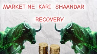 MARKET MAI AAYI RECOVERY  AXIX BANK WIPROINFOSYS GOLD  SILVER  MARKET NEWS [upl. by Dorran291]