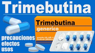 TRIMEBUTINA para que sirve reflujo nauseas estreñimiento vomito [upl. by Storer510]