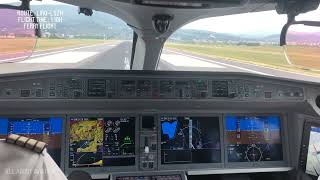 It cant be done quicker  15 second Takeoff in Florence in the amazing A220 [upl. by Oberon]