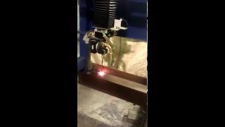 PEDDINGHAUS OCEAN MACHINERY LIBERATOR CNC 5AXIS OXY FUEL TORCH NEW 2012 LOW HOURS [upl. by Eseuqram309]