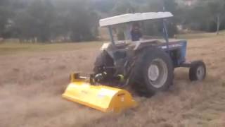 Muthing MUECOTOP 200 on a 64HP tractor [upl. by Yvor877]