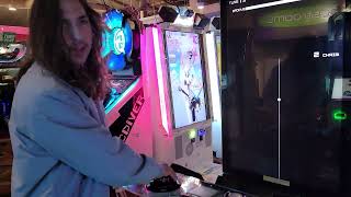 Playing Groove Coaster At Round1 Arcade Part 3 [upl. by Reinhard294]