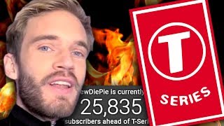 PewDiePie vs TSeries  The Last Stand [upl. by Sennahoj]