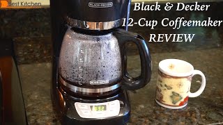 Black amp Decker 12Cup Programmable Coffeemaker Review [upl. by Karlee]