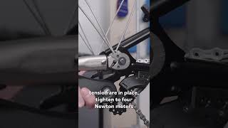 How to fit the chain tensioner on the Brompton P Line PT2 [upl. by Tammi]