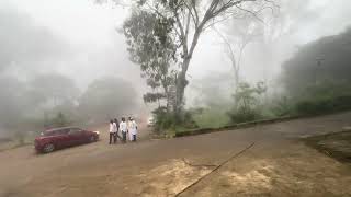 Early Morning fog Horsley Hills near Madanapalle [upl. by Minsk]