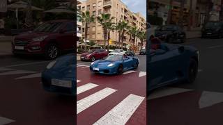 Supercars In Morocco Ferrari F430 Spider In Morocco سيارة فيراري في شوارع f430 Ferrari [upl. by Idleman]