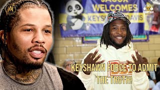 KEYSHAWN FORCED TO ADMIT TRUTH ABOUT GERVONTA DAVIS ON NATIONAL TV FAKE NARRATIVE EXPOSED [upl. by Vladimar113]