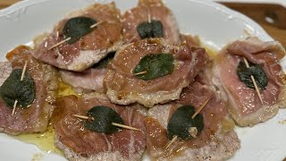 SALTIMBOCCA ALLA ROMANA di Betty e Marco  Ricetta facile e veloce [upl. by Hyacinthia794]