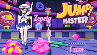 Zepeto Tutorial on jump master Hidden Level earn 💎 zem in jump master jumpmasterzepeto [upl. by Ilse854]