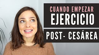 CUANDO hacer EJERCICIO después de CESÁREA ✅💪¡Recupera tu figura [upl. by Eeluj]