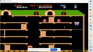 Mappy Nes Gameplay [upl. by Anelaj]