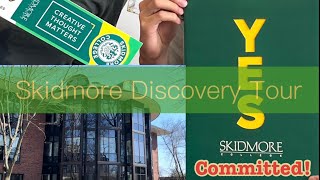 Skidmore Discovery Tour  I committed to it Yeahh [upl. by Lingwood239]