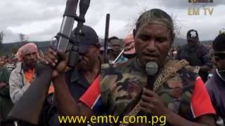 Komo Warlord says Tari Police Assisted in Smuggling Guns into Hela Province [upl. by Campagna]