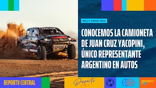 Rally Dakar 2024 Juan Cruz Yacopini único argentino en la categoría autos del certamen [upl. by Romelda]