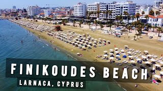 Finikoudes Beach Larnaca  CYPRUS 🇨🇾 [upl. by Atsyrhc774]