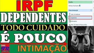 IRPF  Como Preencher a Ficha Dependentes Sem Cair Na Malha Fina [upl. by Chandra]