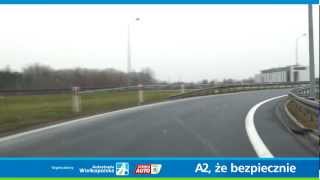 A2 że bezpiecznie Włączanie się do ruchu na autostradzie [upl. by Dorene]