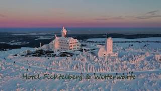 Winterimpressionen am Fichtelberg bei Oberwiesenthal im Januar 2019 [upl. by Kitarp267]