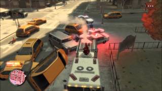 GTA IV EASY AND QUICK SIX STARS WITH A FIRE TRUCK GLITCH [upl. by Adnorahc]