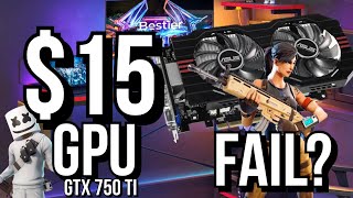 GTX 750 Ti 2GB Review 20  Is it worth it in 2024 can it run fortnite legacy GPU [upl. by Alatea]