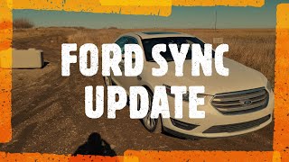 Ford SYNC Update Do it by Yourself  using USB stick [upl. by Anicnarf]