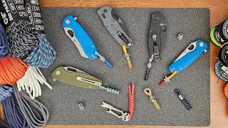 Best Paracord Lanyard Design For EDC  Episode 7  Spyderco Kubey Hogue amp Honey Badger Knives [upl. by Langelo186]