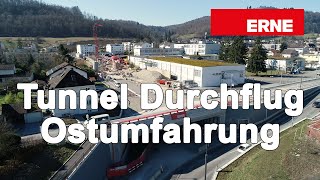 Tunneldurchflug Ostumfahrung Bad Zurzach [upl. by Nyrrat621]