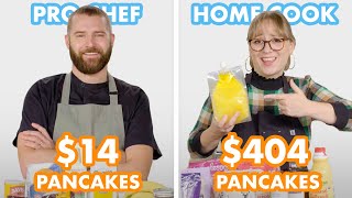 404 vs 14 Pancakes Pro Chef amp Home Cook Swap Ingredients  Epicurious [upl. by Kendall326]