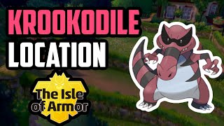 How to Catch Krookodile  Pokemon Sword amp Shield DLC [upl. by Zitah]