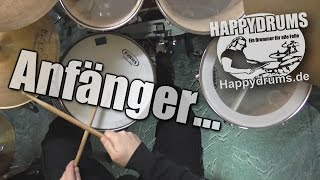 Schlagzeug lernen für Anfänger Der erste Groove  Happydrums [upl. by Wattenberg]