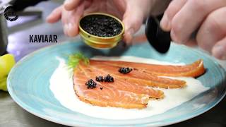 Recept voorgerecht met gekarameliseerde gerookte zalm [upl. by Mika]