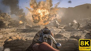 British Army｜Battle of El Alamein｜Egypt October 1942｜Call of Duty Vanguard  8K HDR [upl. by Giffy]