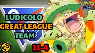 Ludicolo Lead is SUPER STRONG in Great League Weather Cup  Pokemon GO Battle League [upl. by Relyk]