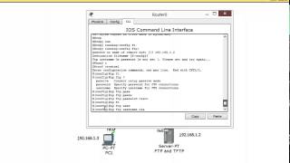 Configuration FTP and TFTP in Packet Tracer [upl. by Gaskill]