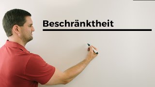 Beschränktheit Infimum Supremum kleinste untereobere Schranke  Mathe by Daniel Jung [upl. by Anya953]