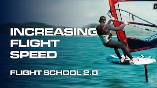 How to go Faster on the Windfoil  Increasing flight speed [upl. by Ted]