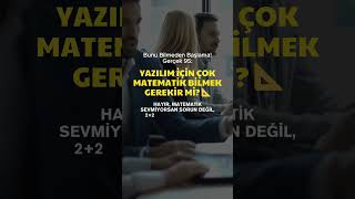 Yazılımcı Olmak İçin Matematik Şart Mıyazılım yazılımmühendisliği staj yazılımeğitimi kodlama [upl. by Jaquelyn336]