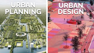 The difference between Urban Planning and Urban Design explained in 100 seconds [upl. by Klapp]