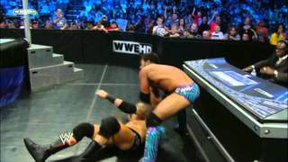 Wade Barrett vs Justin Gabriel  September 23 2011 [upl. by Carrissa]