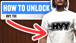 How To Unlock The HVY Tee In GTA Online [upl. by Ainad181]