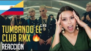 Colombiana Reacciona a Tumbando el Club Remix ⚡ maboca [upl. by Nyroc318]