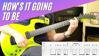 quotHows It Going To Bequot Third Eye Blind Guitar Lesson wTAB [upl. by Aynotak130]