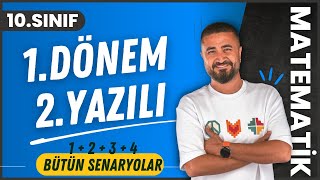 10Sınıf 1Dönem 2Yazılı Soruları  1Senaryo 2Senaryo3Senaryo  4Senaryo  10Sınıf Matematik [upl. by Ahsenre999]