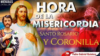 HORA DELA MISERICORDIA Coronilla dela Misericordia Santo Rosario de hoy miércoles 14 de febrero 2024 [upl. by Nwahsit]