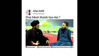 Shia Nikah Mutah Kya Hai  nikah mutah shia islam shorts yaali aliyatweets karbala najaf [upl. by Aik215]