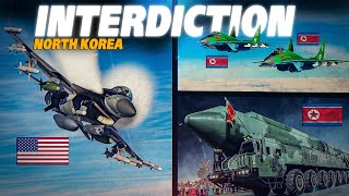 North Korean Migs Vs American F16C Viper Intercept  Dogfight  Digital Combat Simulator  DCS [upl. by Sapowith]